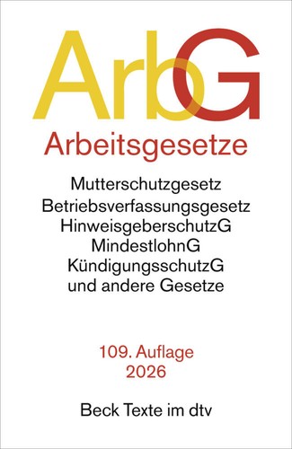 Arbeitsgesetze arbg ulrich - arbeitsgesetze.,
